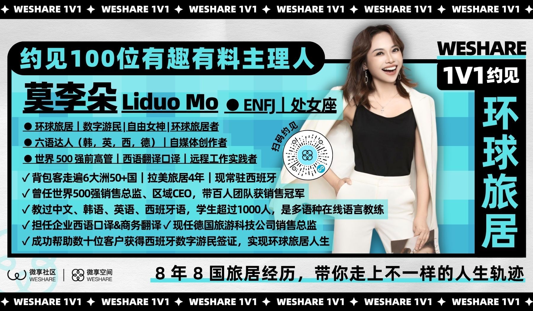 莫李朵Liduo Mo | 8 年 8 国旅居经历，带你走上不一样的人生轨迹